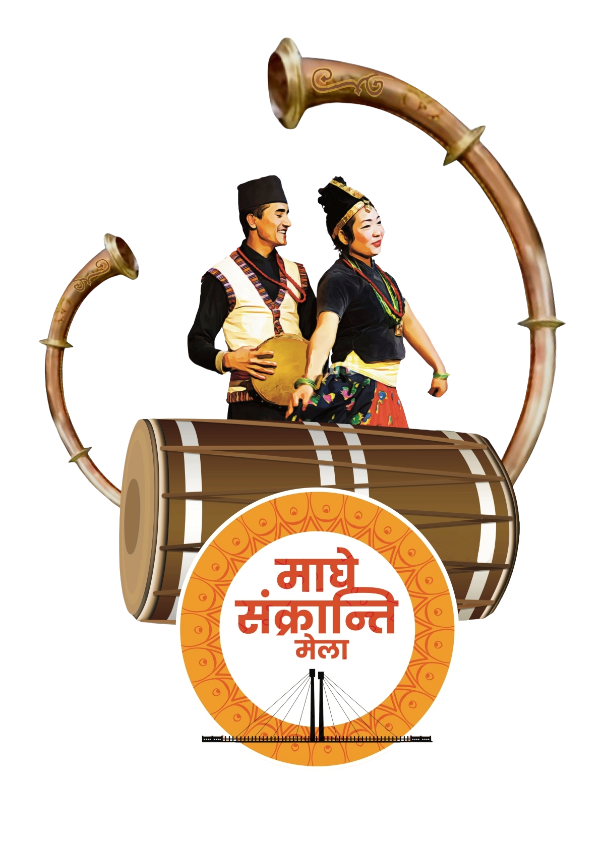 Maghey Sankranti Mela Logo